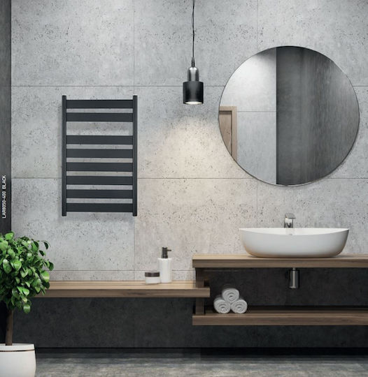 Thermo Largo Electric Towel Rail 120x50cm Black