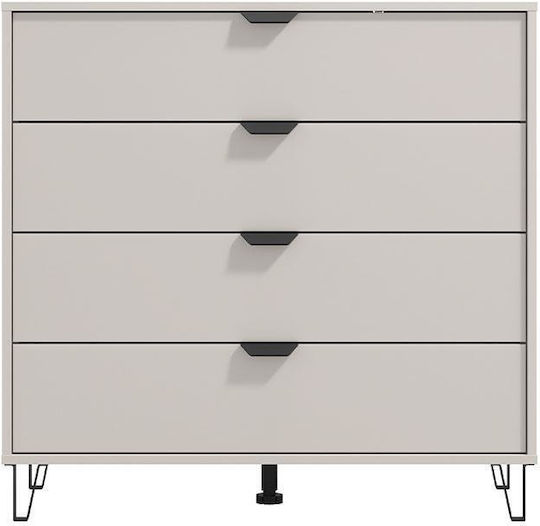 Comoda pentru Dormitor Ucca 4f cu 4 sertare Cashmere 93x40x90buc