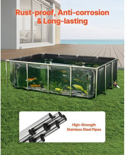 Vevor Accesorii pentru piscină din oțel inoxidabil Transparent
