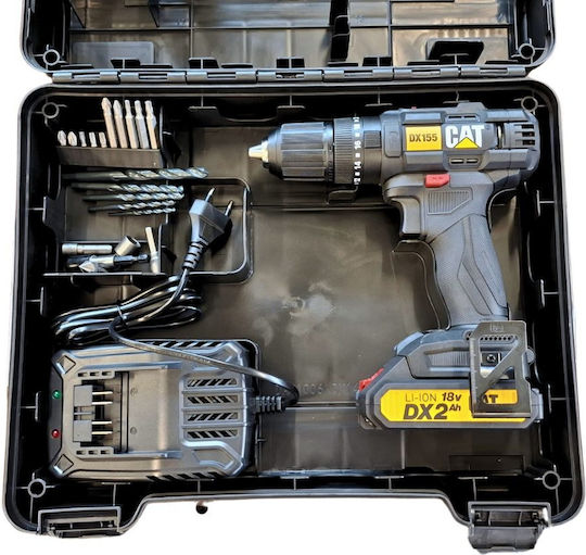 CAT DX155.2 Șurubelniță Cu Percuție Mașină De Găurit Cu Baterie 18V 1x2Ah