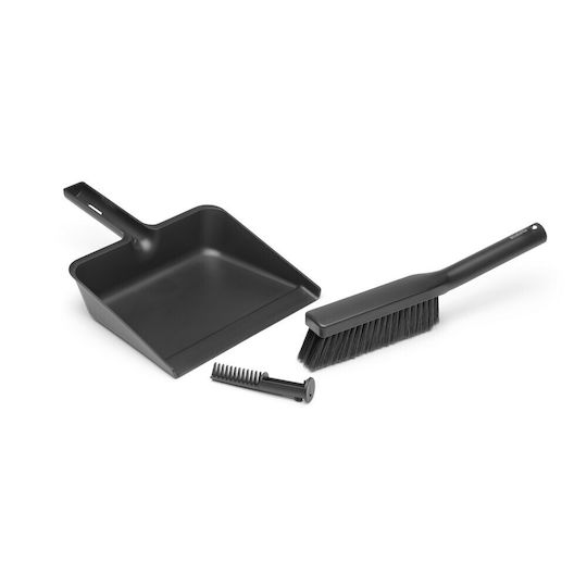 Brabantia 1009459 Dustpan And Brush Sinkside Dark Grey