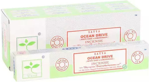 Earth Satya Incense Sticks Ocean Drive Φασκόμηλο & Λεμονόχορτο