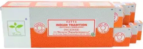 Earth Satya Indian Tradition Тамян Пръчици Салвия и Сандалово Дърво