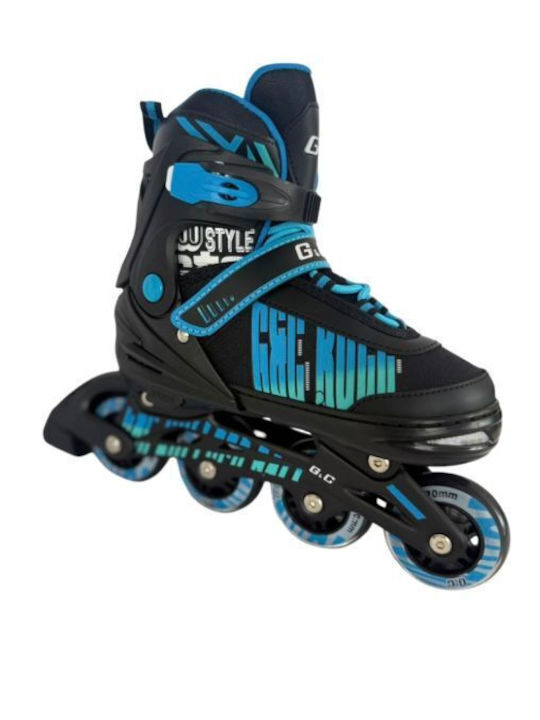 Nils Inline Αυξομειούμενα Rollers Μαύρα Παιδικά