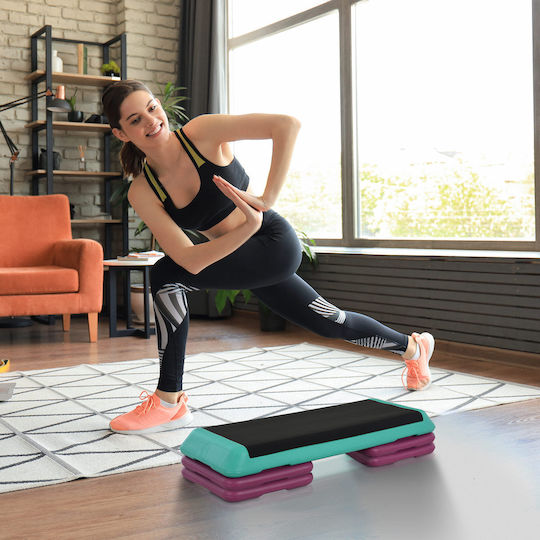 HomCom Aerobic Stepper με Ρυθμιζόμενο Ύψος