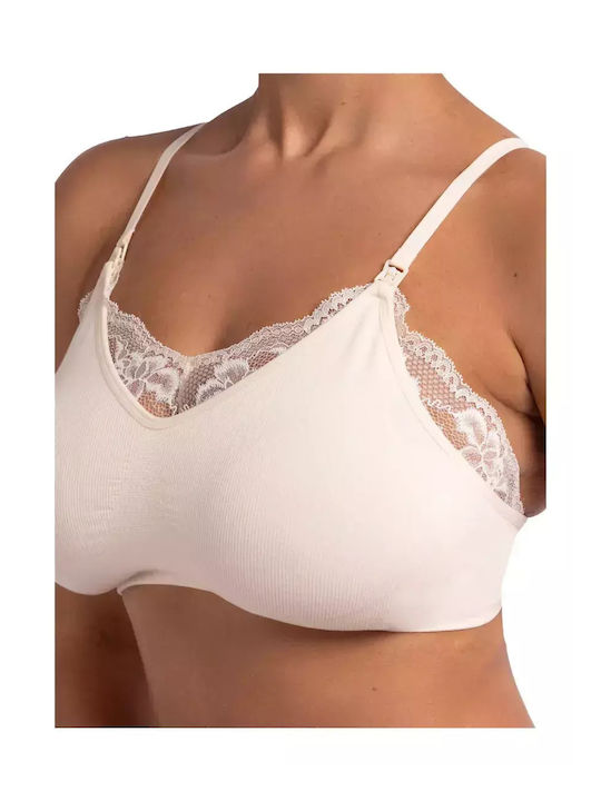 Dorina Maternity & Nursing Bra with Clips Ivory