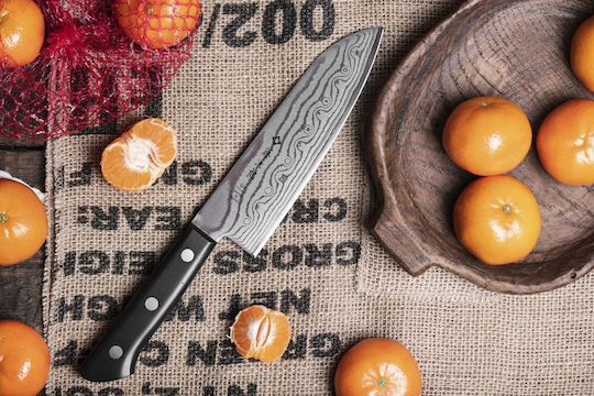 Tojiro Damascus Santoku Knife 17cm Vg-10 Steel 37 Layers
