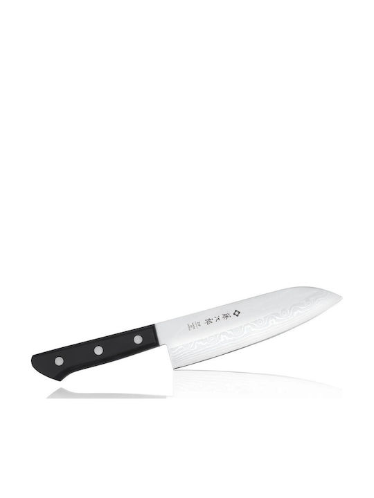 Tojiro Damascus Santoku Knife 17cm Vg-10 Steel 37 Layers