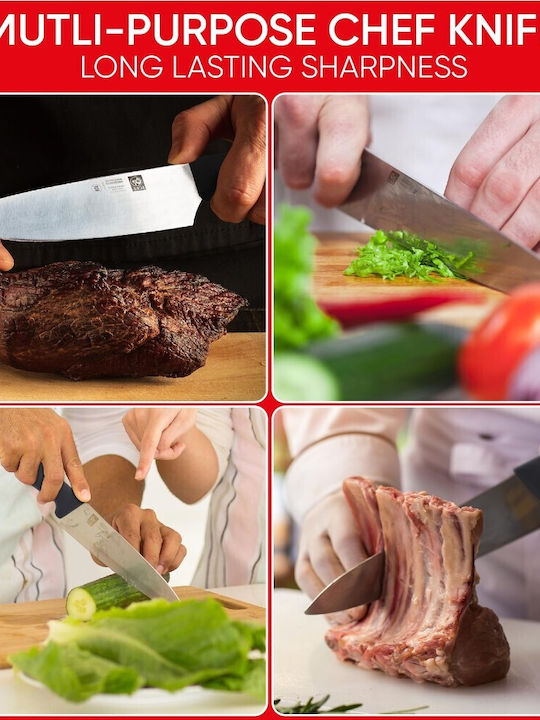 Icel Horeca Prime Μαχαίρι Chef από Ανοξείδωτο Ατσάλι 20cm
