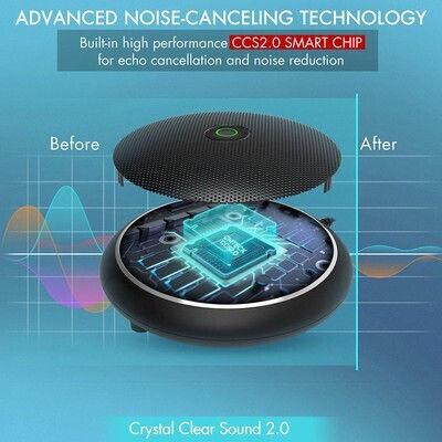 Cmteck M003 Микрофон USB Настолен за Вокали в Черен Цвят