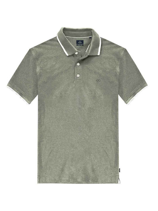 Polo T-shirt Olive Melange