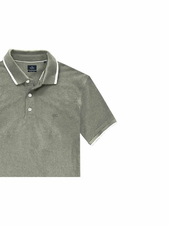 Polo T-shirt Olive Melange