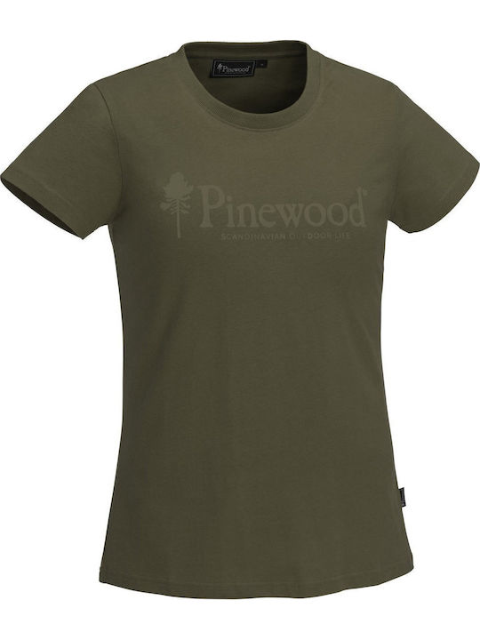 Women's T-shirt Hiking Khaki
