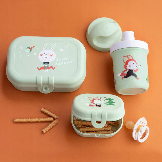 Koziol Feeding Set made of Melamine Green 3pcs