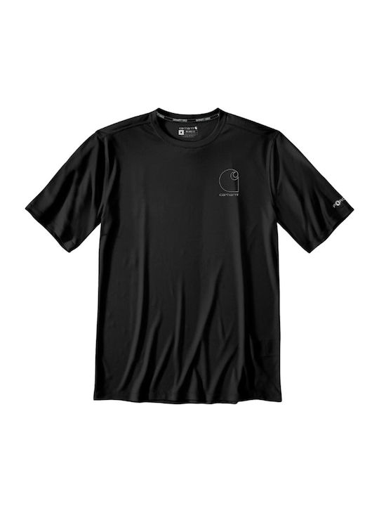 Carhartt Force Sun Defender T-shirt Μαυρο