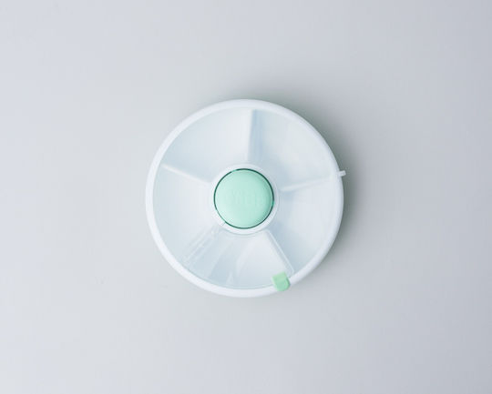 GoBe Παιδικό Πιάτο Φαγητού Snack Spinner από Πλαστικό Πράσινο