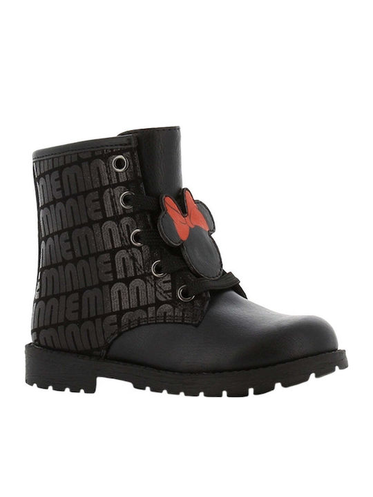 Kids Boots with Laces Black