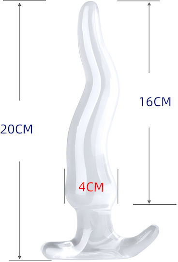 Kinksters Πρωκτική Σφήνα XXLarge Διάφανη