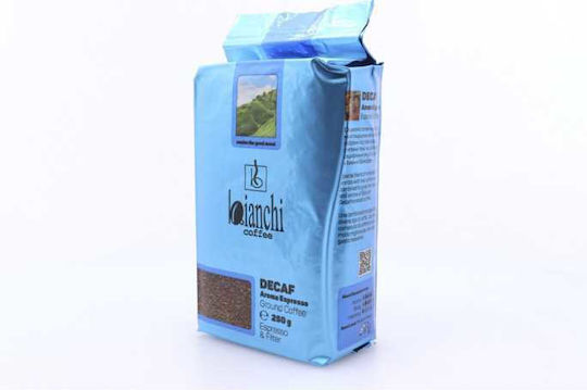 Bianchi Coffee Cafea Espresso Decafeinizat Măcinat 250gr