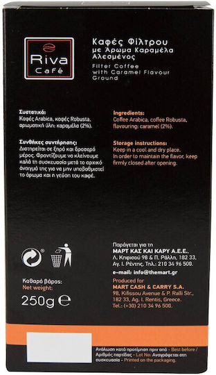 Cafea Măcinată Riva Cafe cu Aromă de Caramel 250g 2-51278