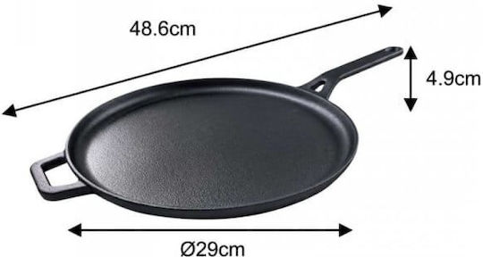 KING Hoff 29cm din Fontă cu Strat Antiaderent