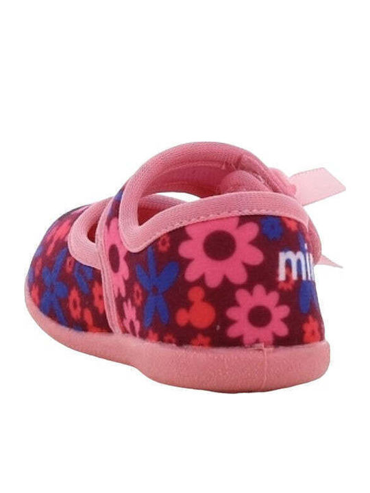 Kids Slippers Fuchsia Minnie Mouse
