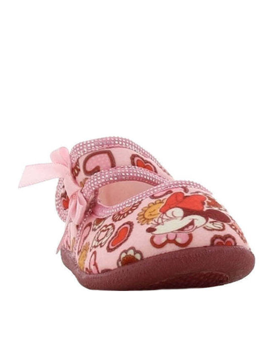 Kids Slippers Pink Minnie Mouse
