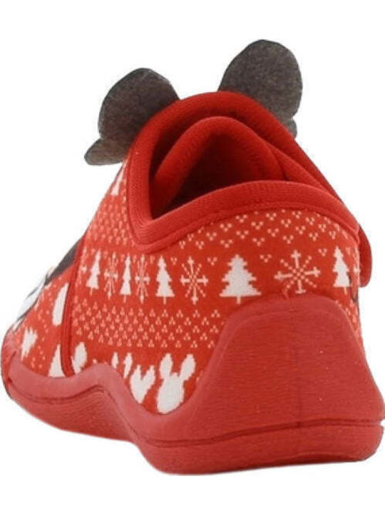 Kids Slippers Red Minnie Mouse