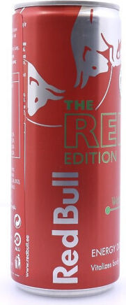 Red Bull Energy Drink Watermelon με Ανθρακικό σε Κουτί 250ml
