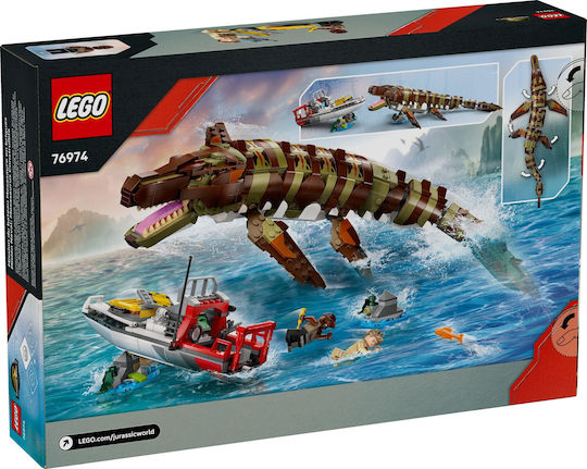 LEGO Jurassic World Mosasaurus Boot Mission Für 9+ Jahre 858 Stück