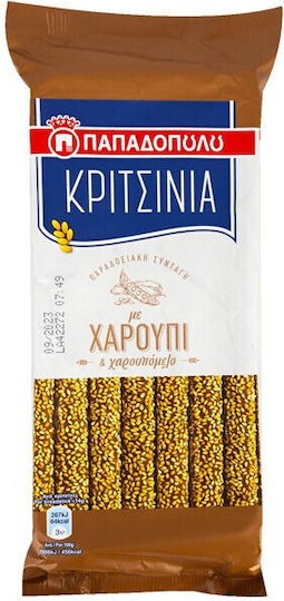 Παπαδοπούλου Κριτσίνια από Χαρούπι 180gr