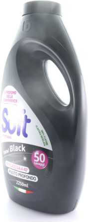 Soft Total Black Υγρό Απορρυπαντικό για Μαύρα Ρούχα (50 Μεζούρες)