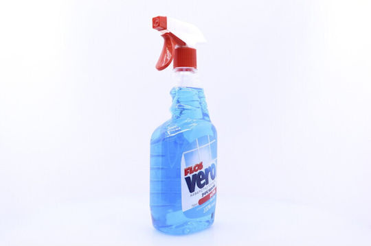 Vero Τζαμιων Με Ξυδι Μπλε Καθαριστικό Spray Τζαμιών 750ml