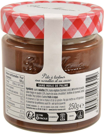 Bonne Maman Πραλίνα Άλειμμα Φουντούκι & Κακάο 250gr 2-50953