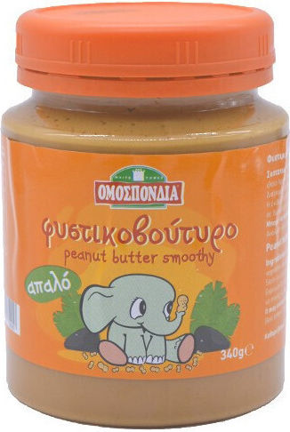 Omospondia Фъстъчено масло Гладък Фъстъчено масло гладко 340гр