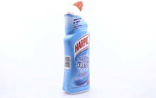 Harpic Active Fresh Παχύρρευστο Υγρό Καθαριστικό Λεκάνης με Άρωμα Ocean 2x750ml
