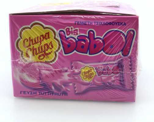 Chupa Chups 60 Gume de mestecat Big Babol cu Aromă de tutti frutti 1buc
