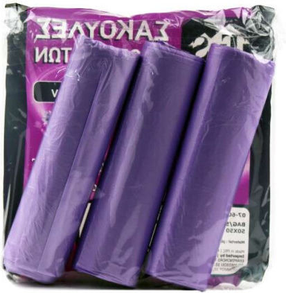 TnS Scented Trash Bags 50x50cm 3x20pcs Purple