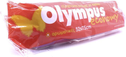 Olympus Scented Trash Bags Capacity 45lt with Drawstring 52x75cm 10pcs Blue