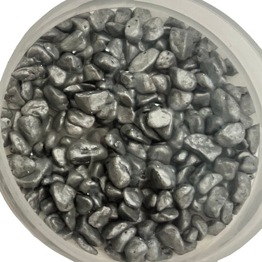 Epigasos Χαλίκι Ενυδρείου Ασημί Διάμετρο 3-5mm 0.5kg