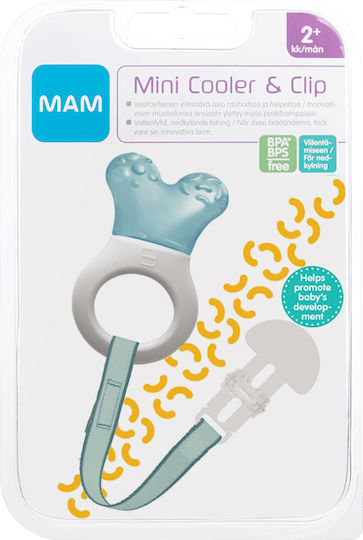 Mam Pacifier Ribbon Mini Cooler & Clip from Silicone Turquoise