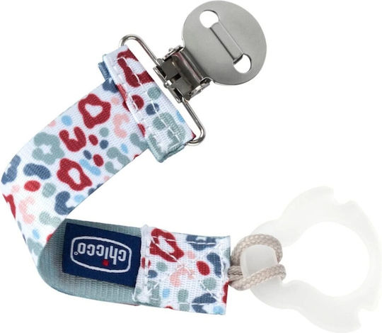 Chicco Pacifier Ribbon Fashion Fabric Multicolored