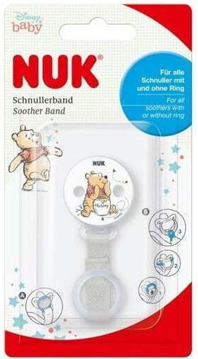 Nuk Winnie Pacifier Ribbon Made of Polychrome Fabric