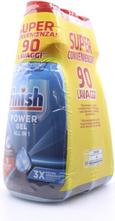 Finish All In One Max Fresh Гел За Съдомиялна 3x600ml 90 Дози
