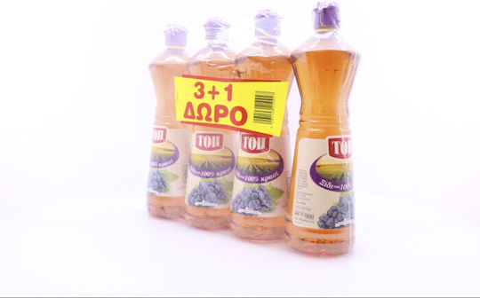 TOP Red Vinegar Vinegar Bottle Pet 3+1 Gift 350ml 4 Pieces