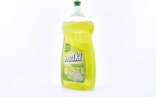 Maki Течно за Миене на Съдове с Аромат Лимон 1x500мл