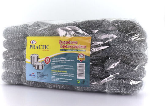 Practic Practic Küchenschwämme Allgemeine Verwendung Silber 25 Stück