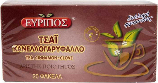 Εύριπος Τσάι Γαρύφαλλο 20 Φακελάκια 5gr