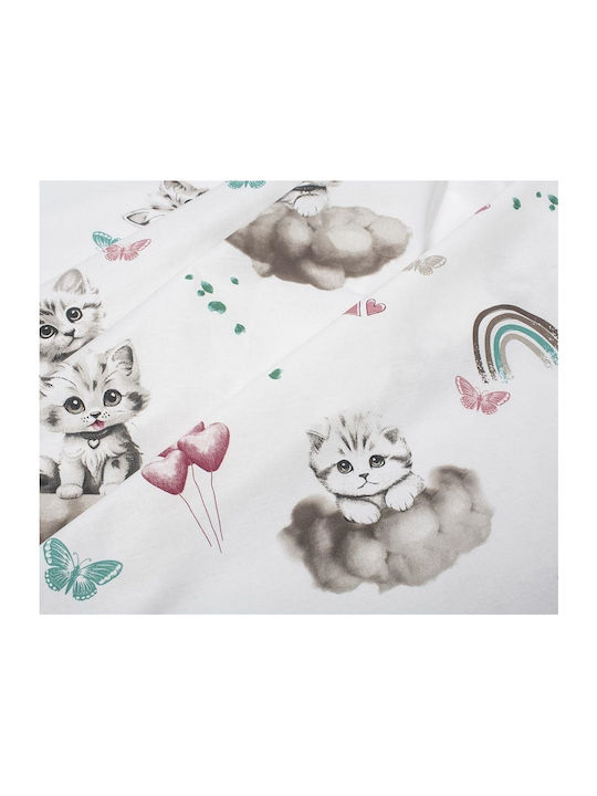 Dimcol Kitten Cotton Changing Pad Petrol Petrol 80x80cm.