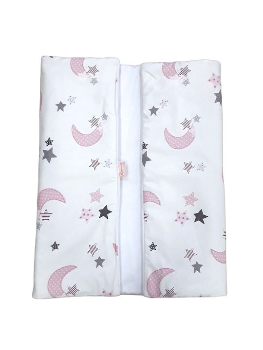 Beboulino Moon Stars Waterproof Changing Pad Pink 50x80cm.